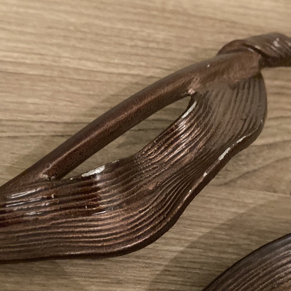 Michael Aram tulip servers brown enamel - Picture 13 of 14